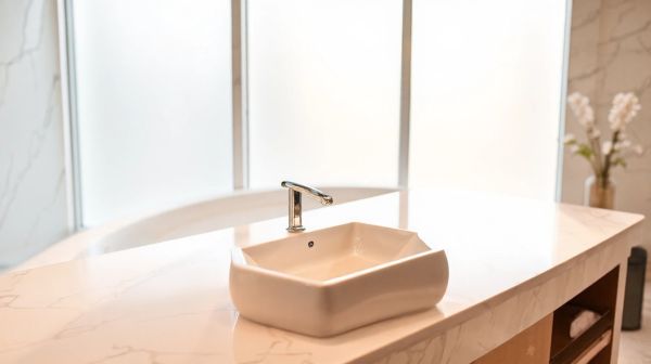 5 idées créatives pour intégrer un lave main en marbre dans votre salle de bain